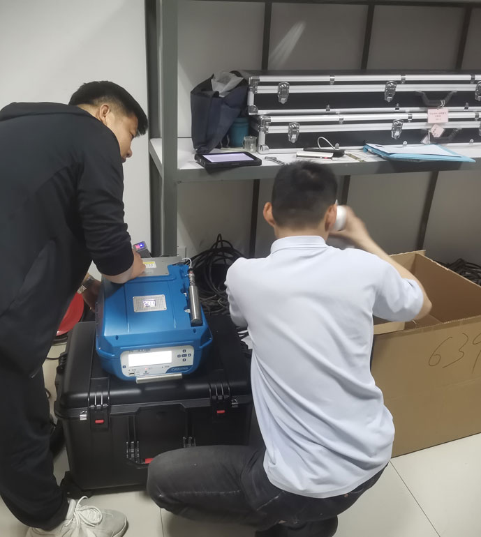 中衛(wèi)市生態(tài)環(huán)境監(jiān)測站PF-300驗(yàn)收培訓(xùn)