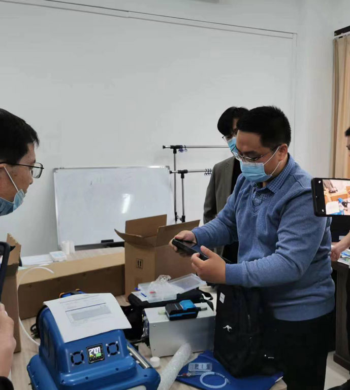 淄博市生態(tài)環(huán)境局PF-300交付驗(yàn)收